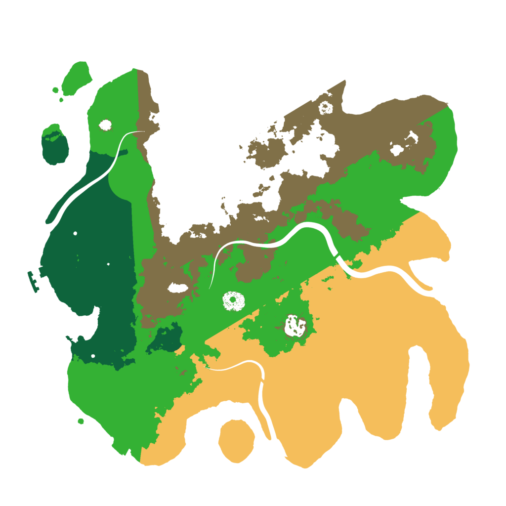 Biome Rust Map: Procedural Map, Size: 3500, Seed: 1417556810