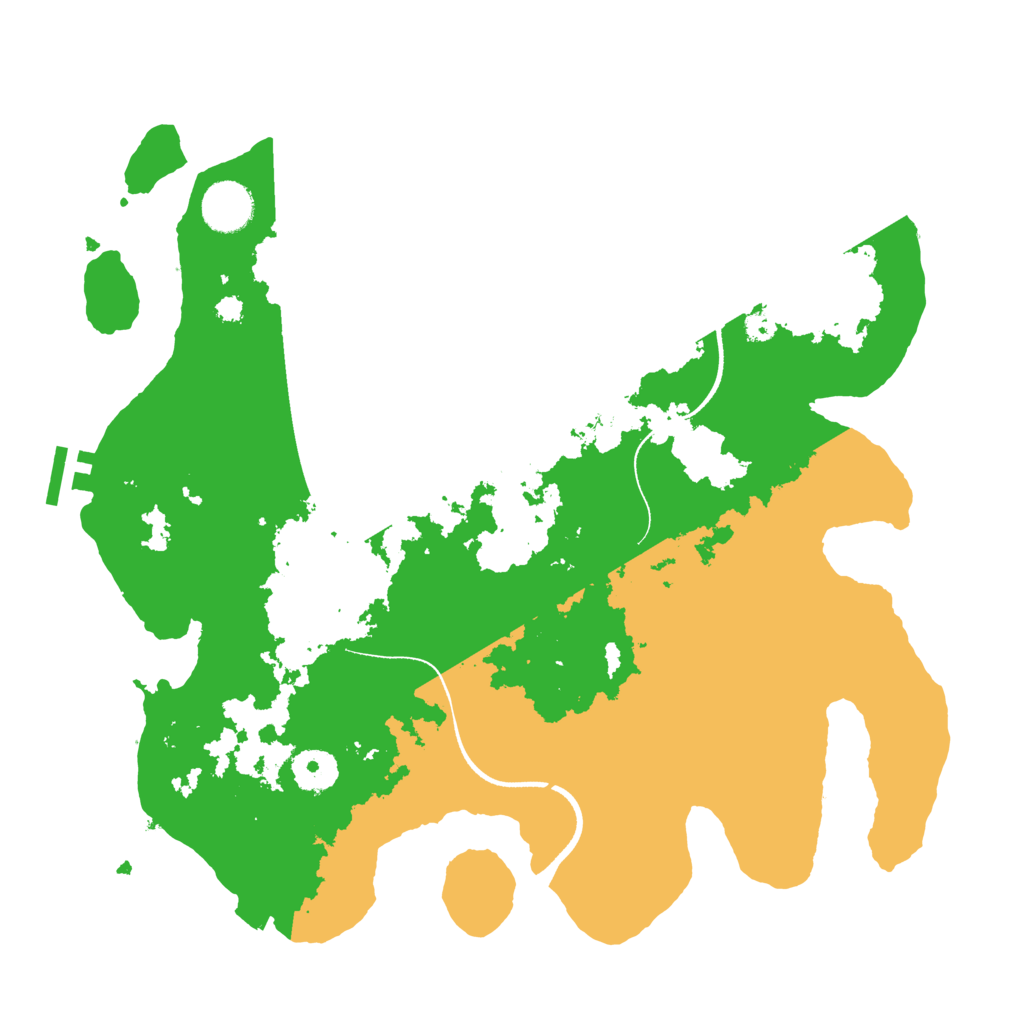 Biome Rust Map: Procedural Map, Size: 3500, Seed: 1417556810