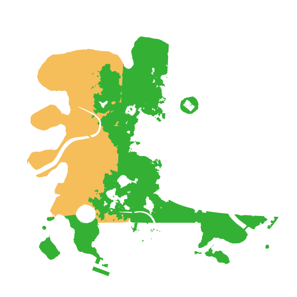 Biome Rust Map: Procedural Map, Size: 3000, Seed: 1752877588