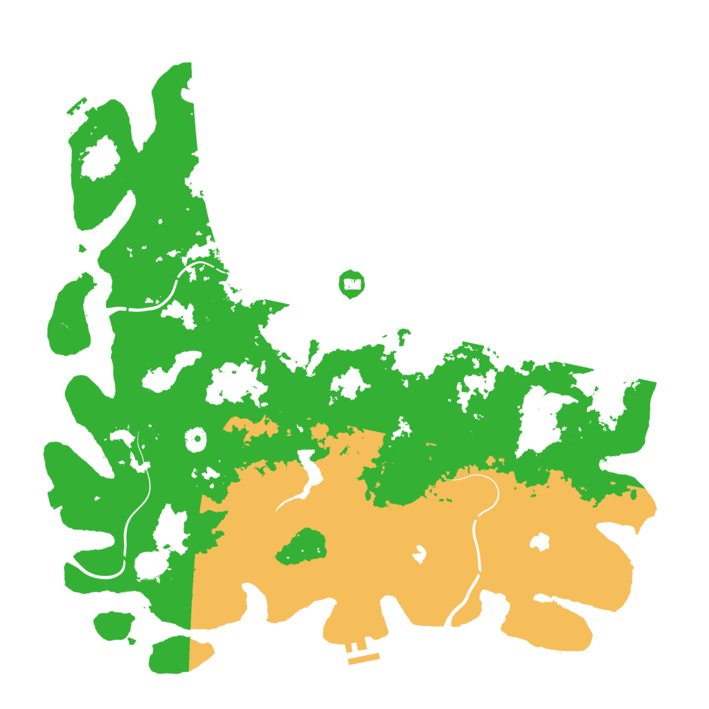 Biome Rust Map: Procedural Map, Size: 4500, Seed: 531438008