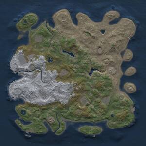 Thumbnail Rust Map: Procedural Map, Size: 4250, Seed: 1969762303, 16 Monuments