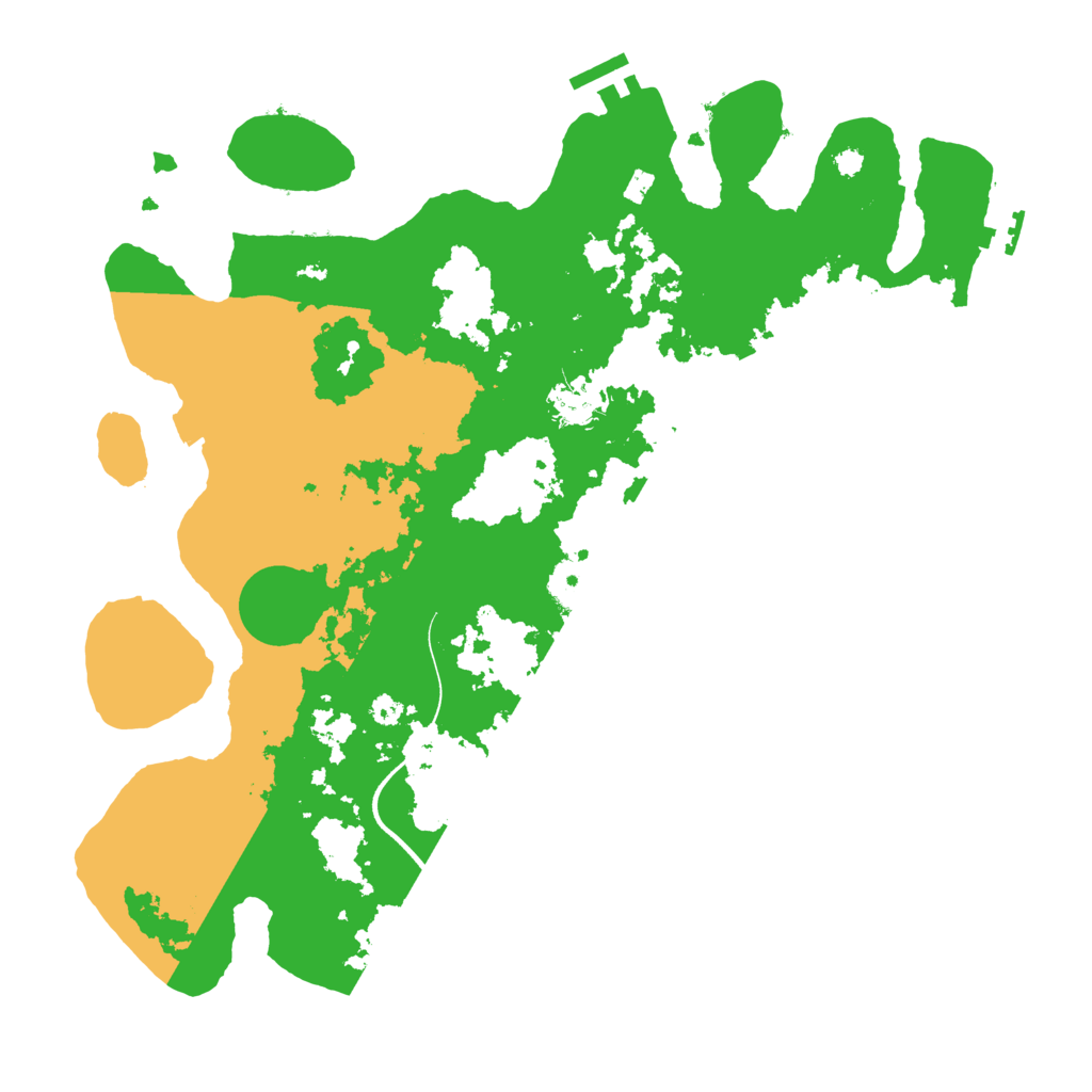 Biome Rust Map: Procedural Map, Size: 3600, Seed: 868