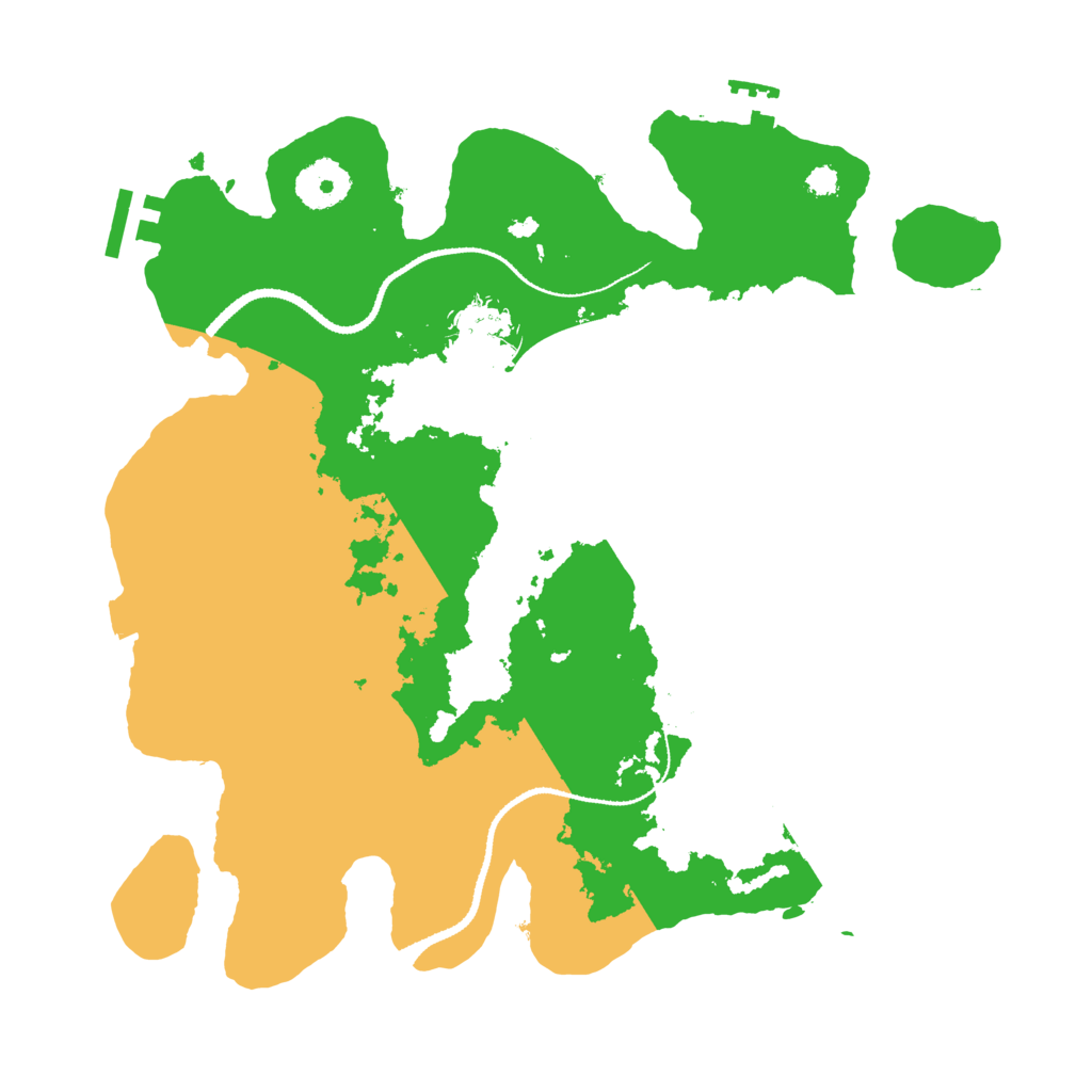 Biome Rust Map: Procedural Map, Size: 3200, Seed: 1228328551