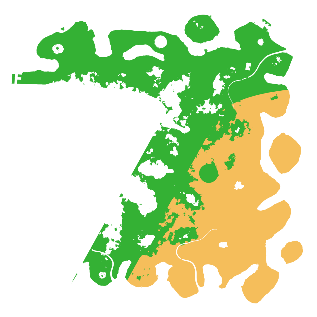 Biome Rust Map: Procedural Map, Size: 4500, Seed: 655647048