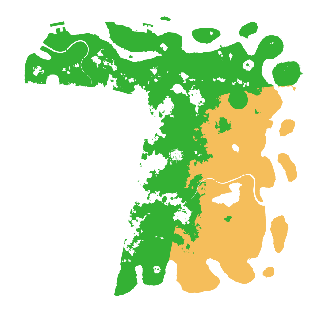 Biome Rust Map: Procedural Map, Size: 4400, Seed: 31020247