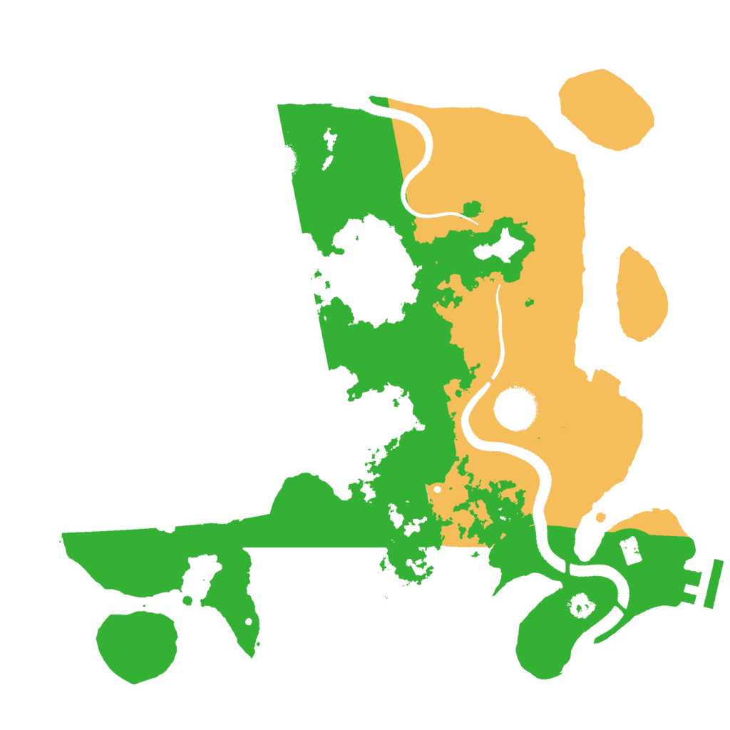 Biome Rust Map: Procedural Map, Size: 3000, Seed: 1529645685