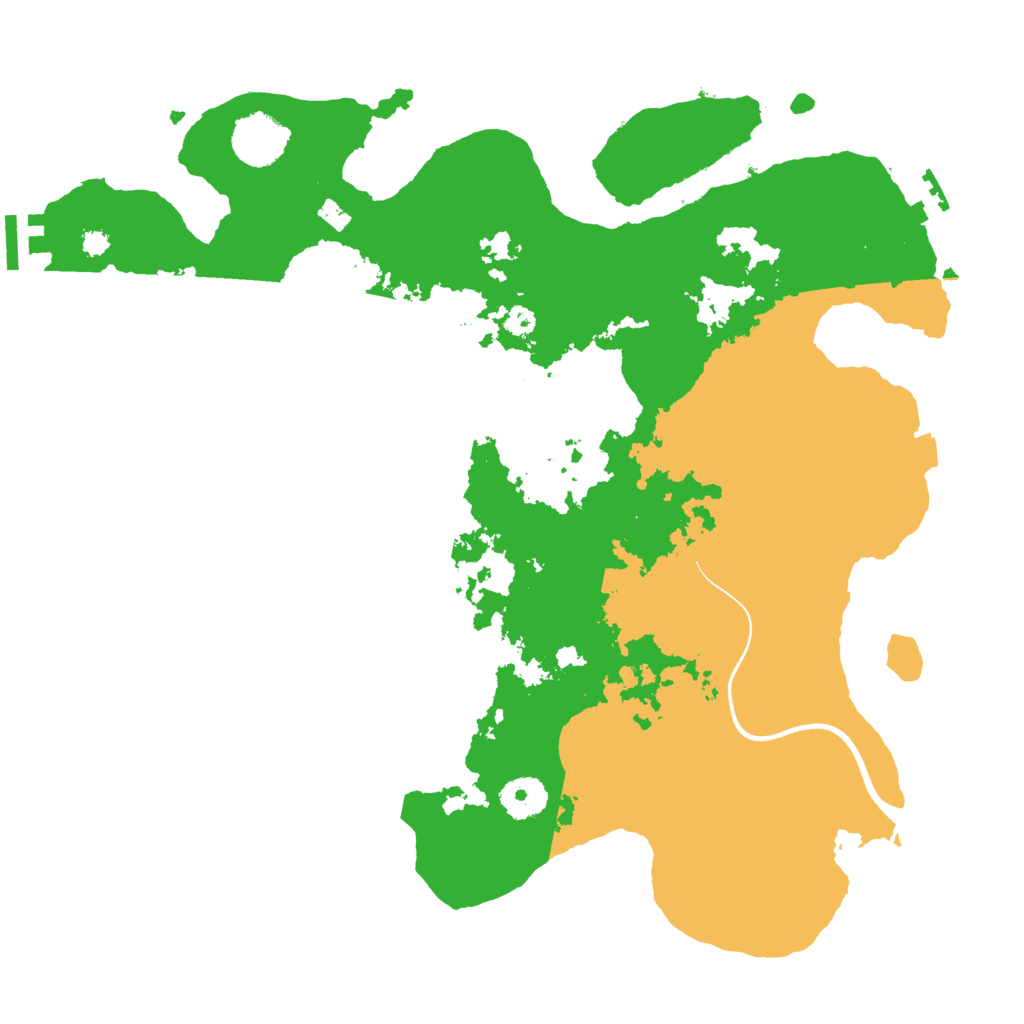 Biome Rust Map: Procedural Map, Size: 3500, Seed: 1461321333