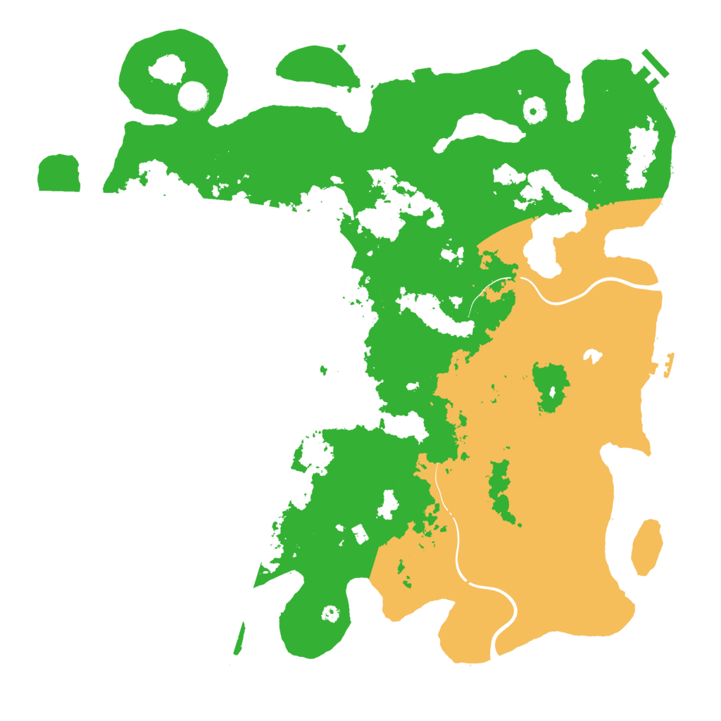 Biome Rust Map: Procedural Map, Size: 4250, Seed: 1343033877