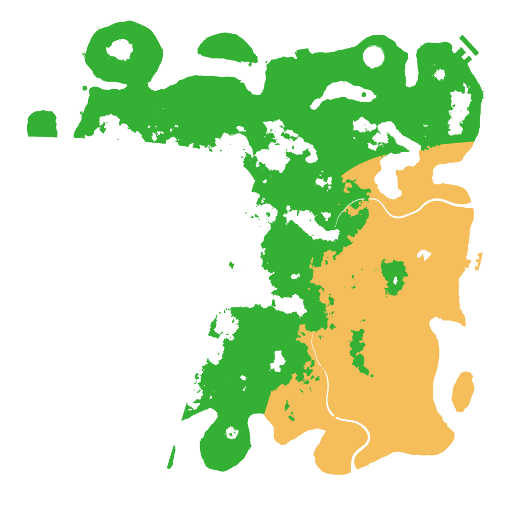 Biome Rust Map: Procedural Map, Size: 4250, Seed: 1343033877