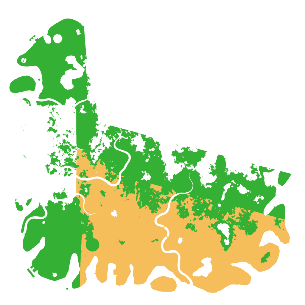 Biome Rust Map: Procedural Map, Size: 6000, Seed: 457343782