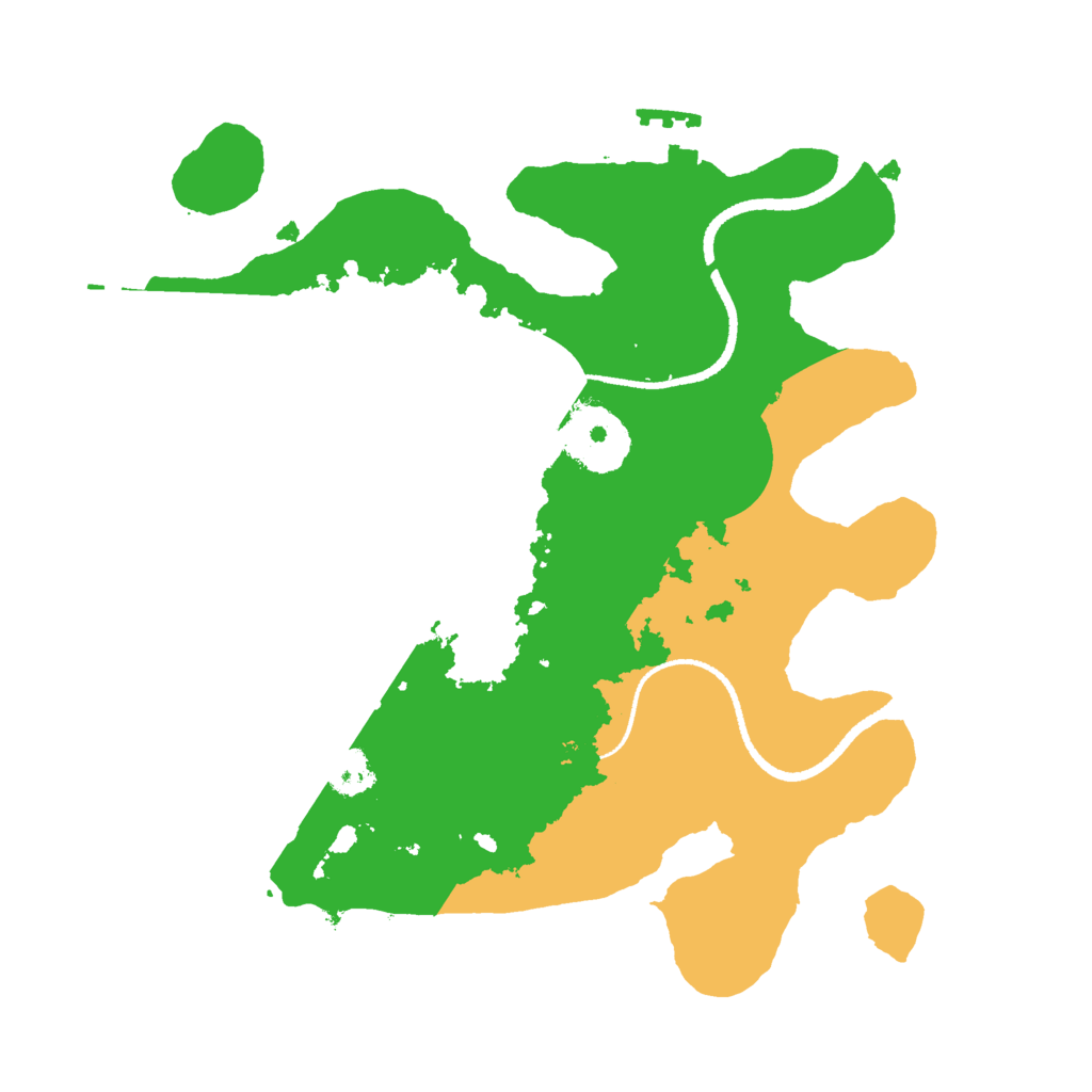 Biome Rust Map: Procedural Map, Size: 2550, Seed: 6