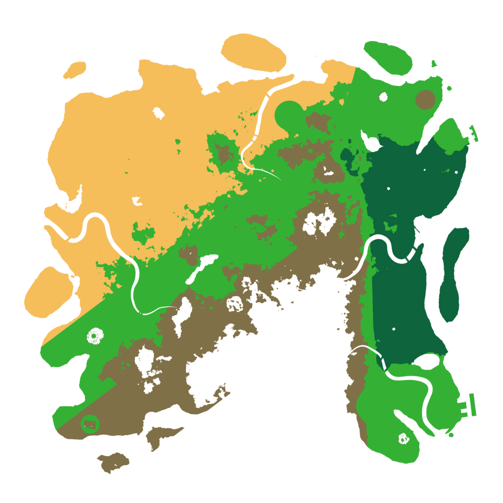 Biome Rust Map: Procedural Map, Size: 4500, Seed: 15146777