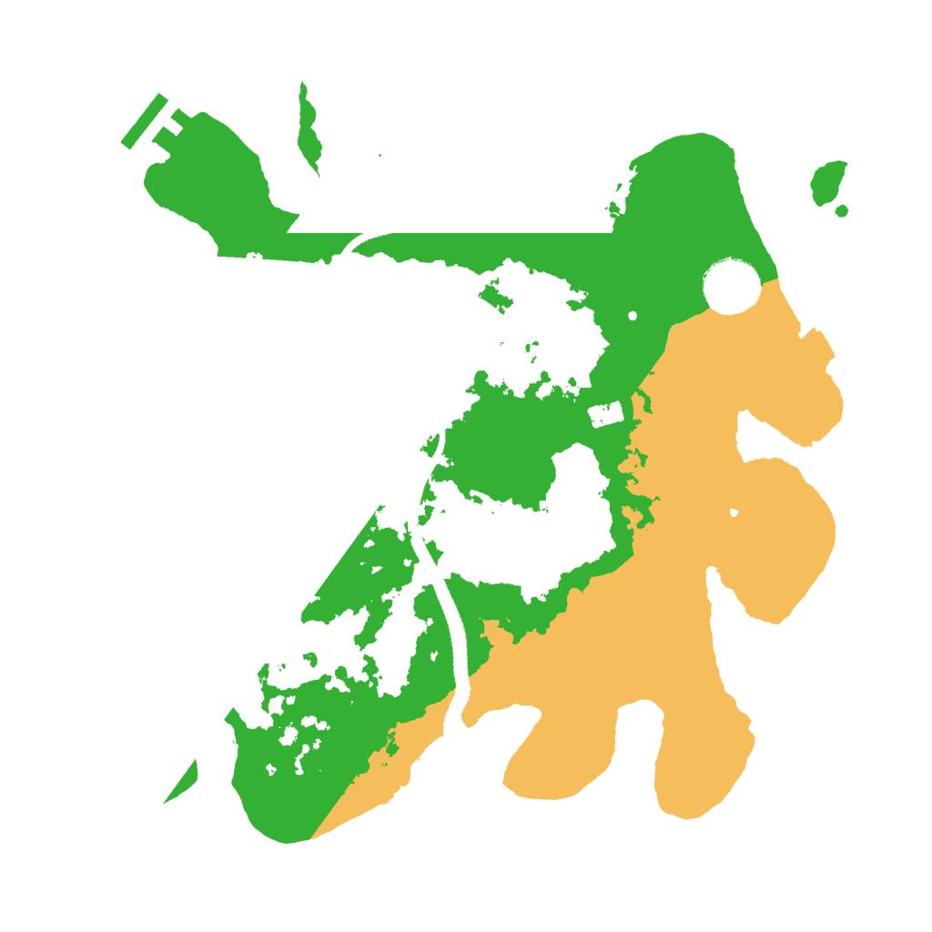 Biome Rust Map: Procedural Map, Size: 3000, Seed: 51257