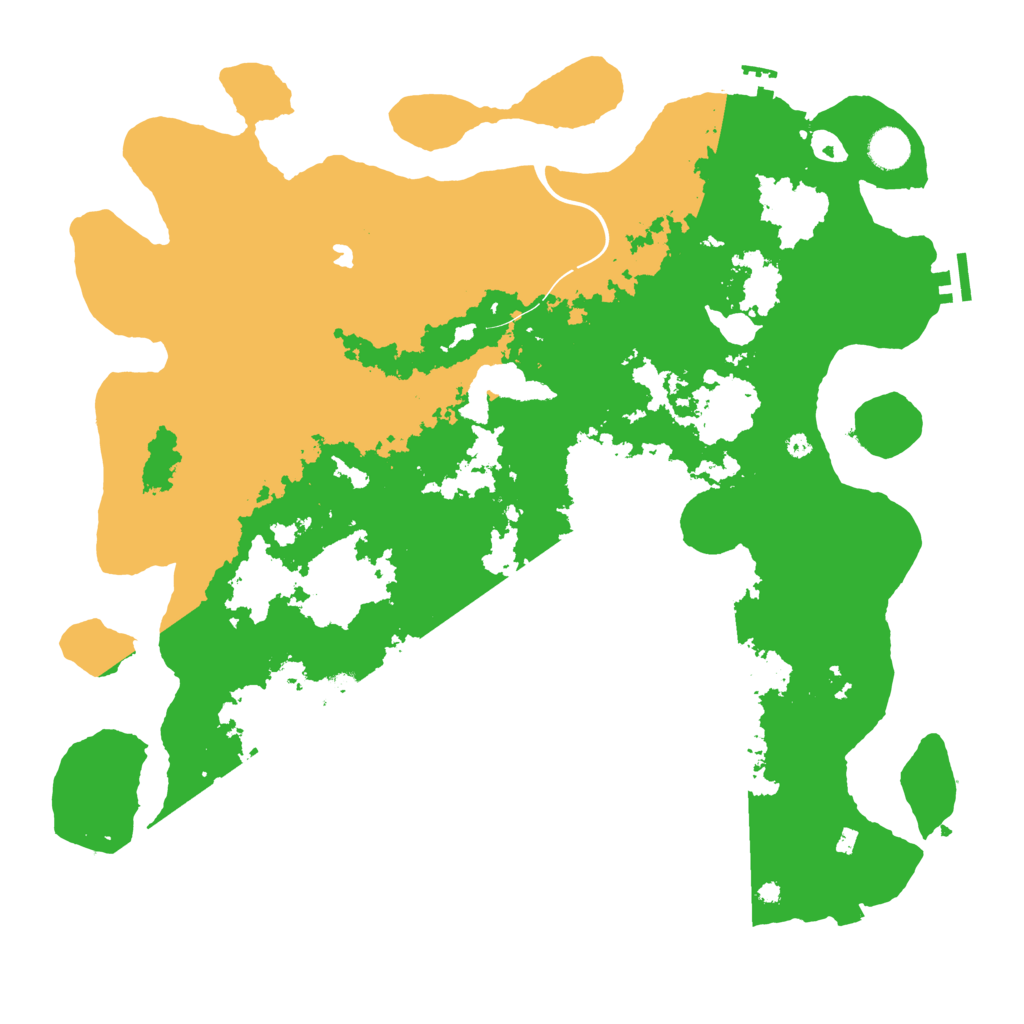 Biome Rust Map: Procedural Map, Size: 4300, Seed: 389310462