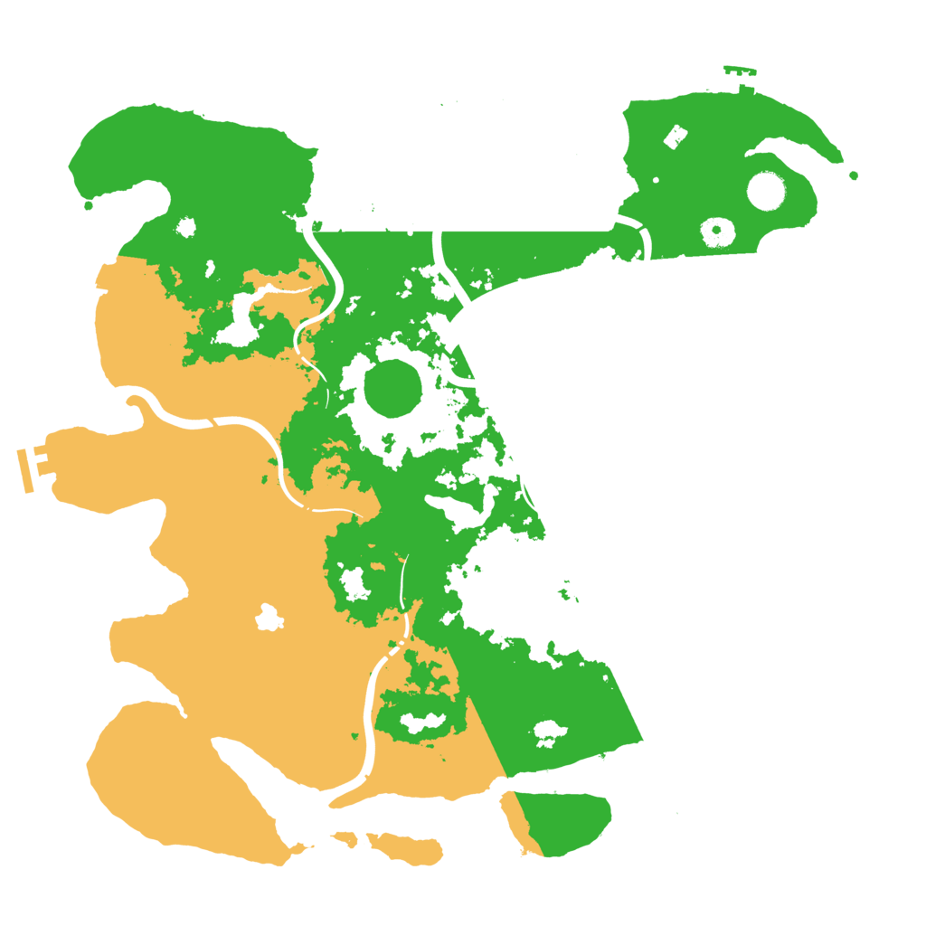 Biome Rust Map: Procedural Map, Size: 4253, Seed: 841580068