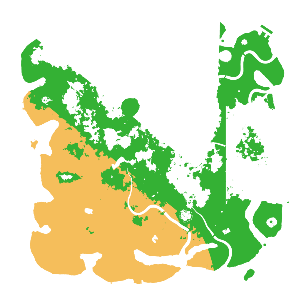 Biome Rust Map: Procedural Map, Size: 4500, Seed: 1432718499