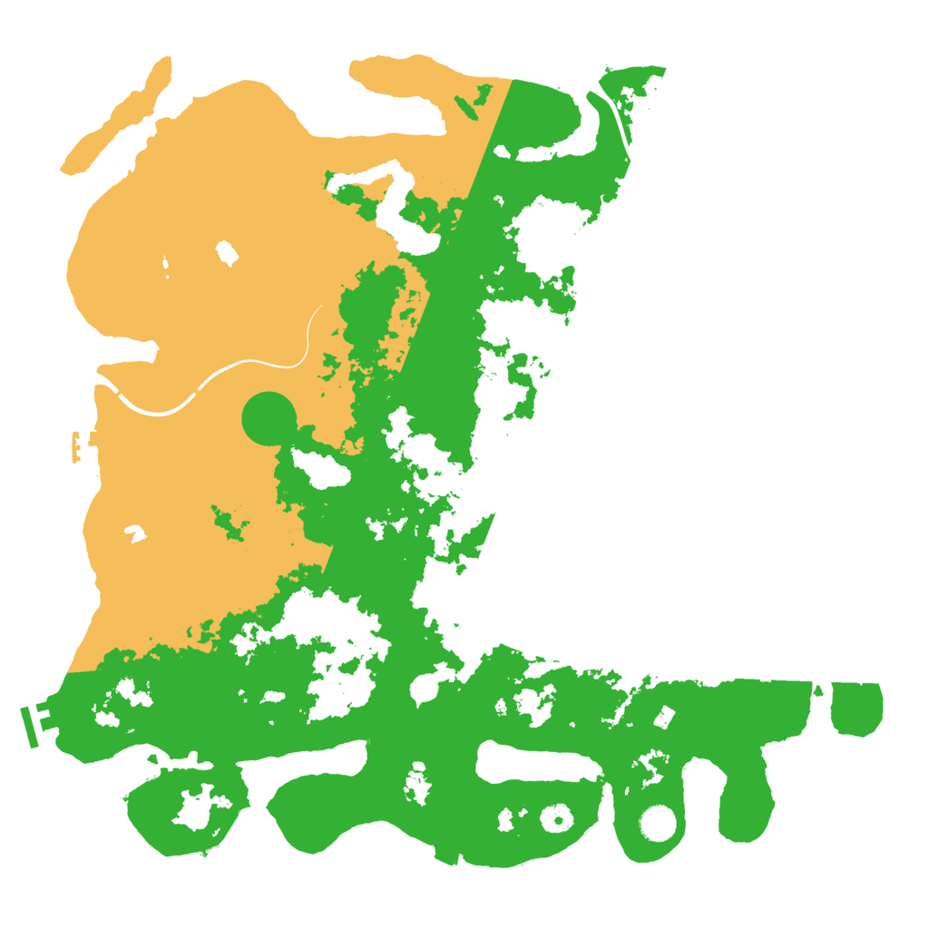 Biome Rust Map: Procedural Map, Size: 4500, Seed: 264984506