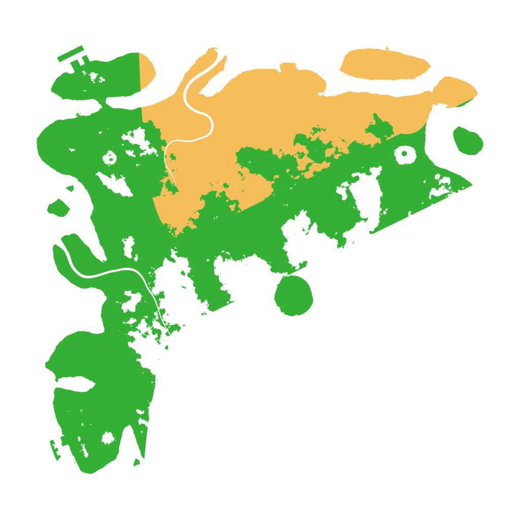 Biome Rust Map: Procedural Map, Size: 3800, Seed: 69329684