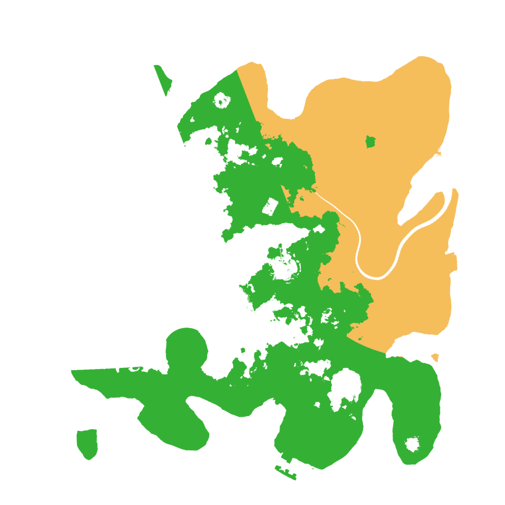 Biome Rust Map: Procedural Map, Size: 3200, Seed: 295098217