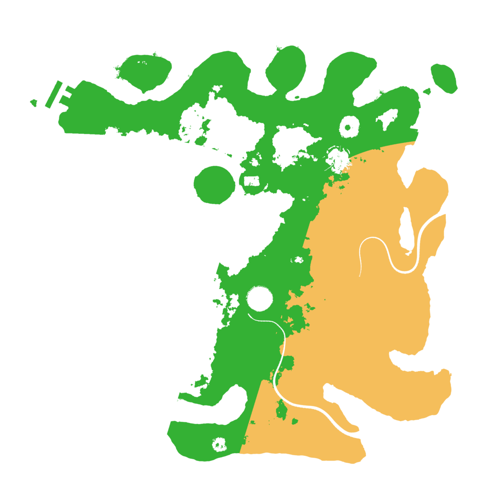 Biome Rust Map: Procedural Map, Size: 3500, Seed: 876745690