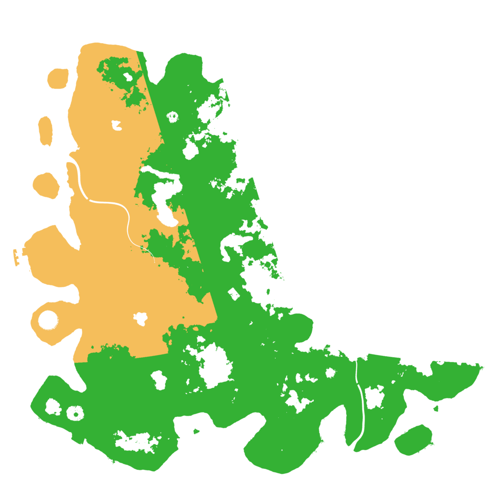 Biome Rust Map: Procedural Map, Size: 4500, Seed: 1853345438