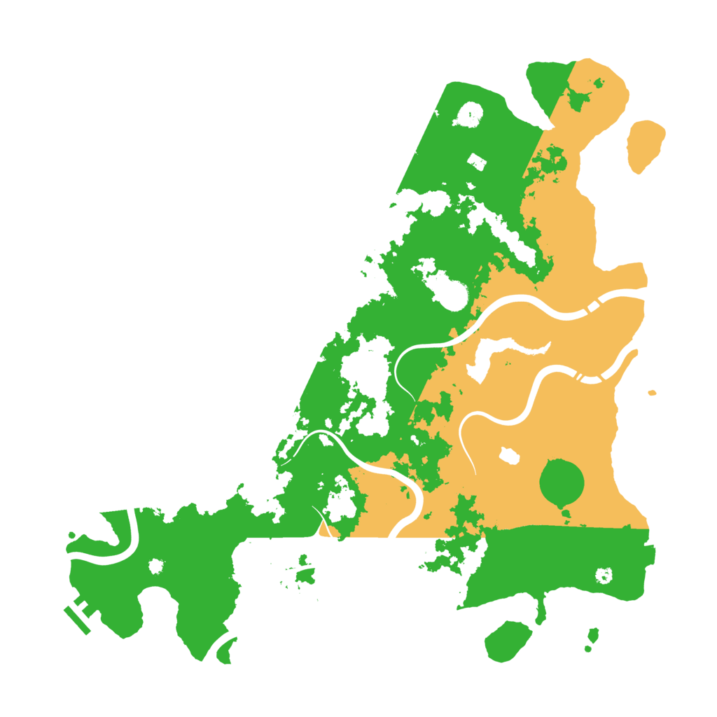 Biome Rust Map: Procedural Map, Size: 4250, Seed: 649033908