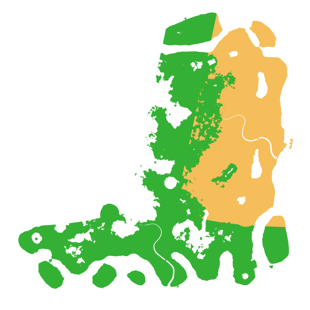 Biome Rust Map: Procedural Map, Size: 4500, Seed: 87650329