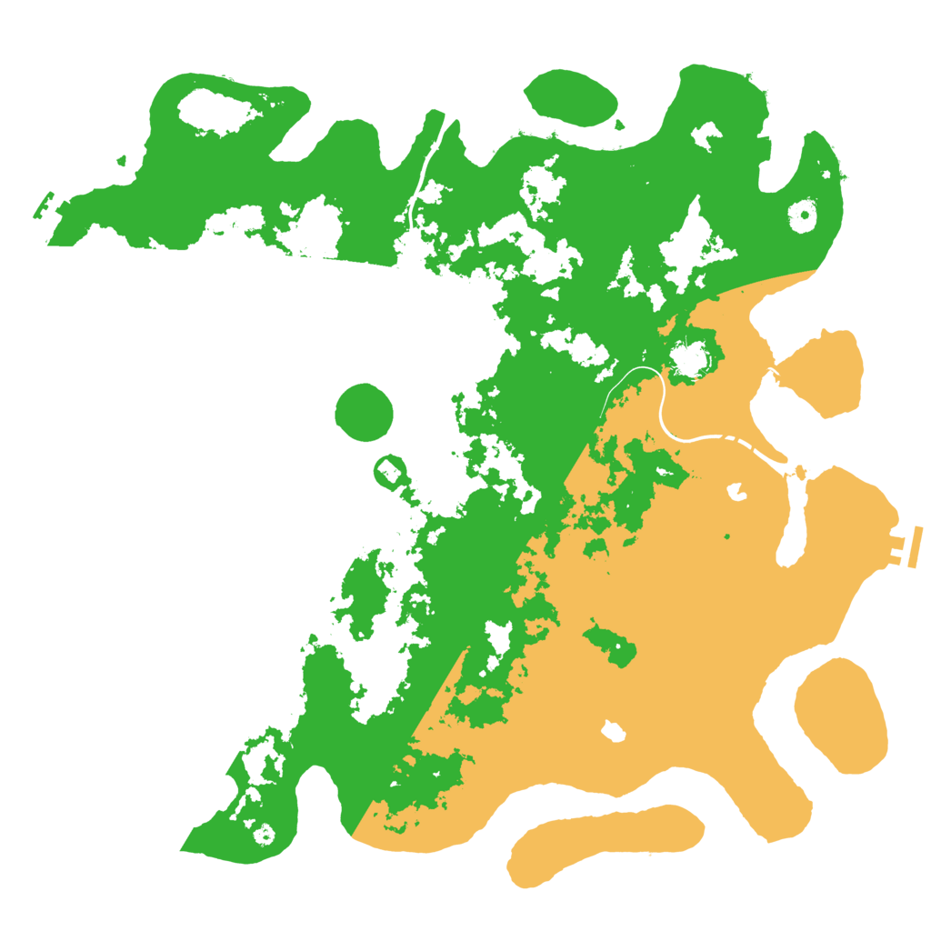 Biome Rust Map: Procedural Map, Size: 4500, Seed: 569909164