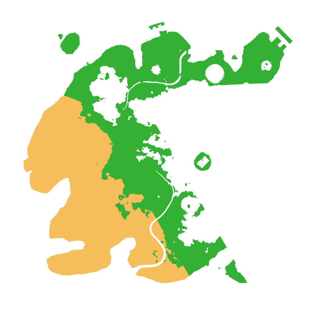 Biome Rust Map: Procedural Map, Size: 3000, Seed: 853645228