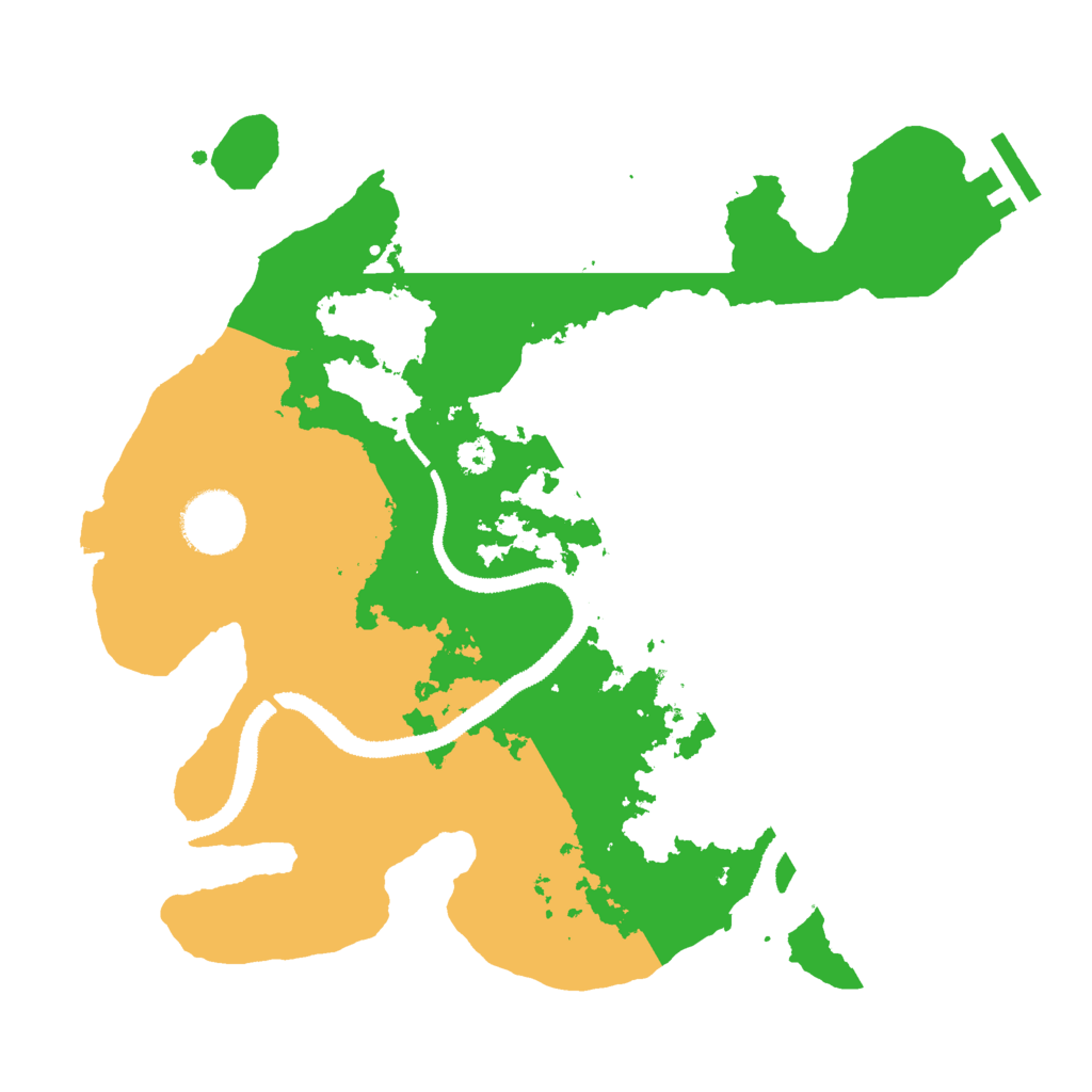 Biome Rust Map: Procedural Map, Size: 3000, Seed: 853645228