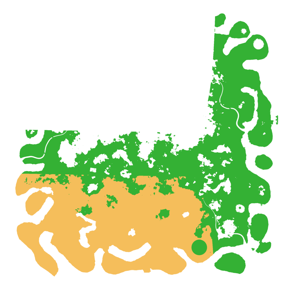 Biome Rust Map: Procedural Map, Size: 5000, Seed: 1288838798