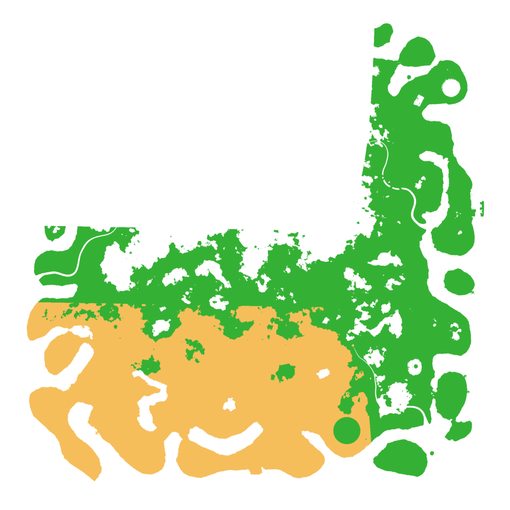 Biome Rust Map: Procedural Map, Size: 5000, Seed: 1288838798