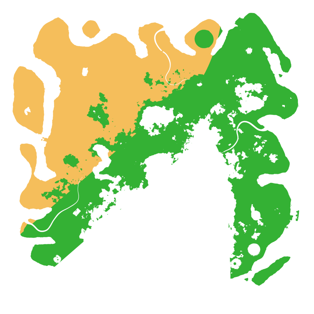 Biome Rust Map: Procedural Map, Size: 4500, Seed: 483370773