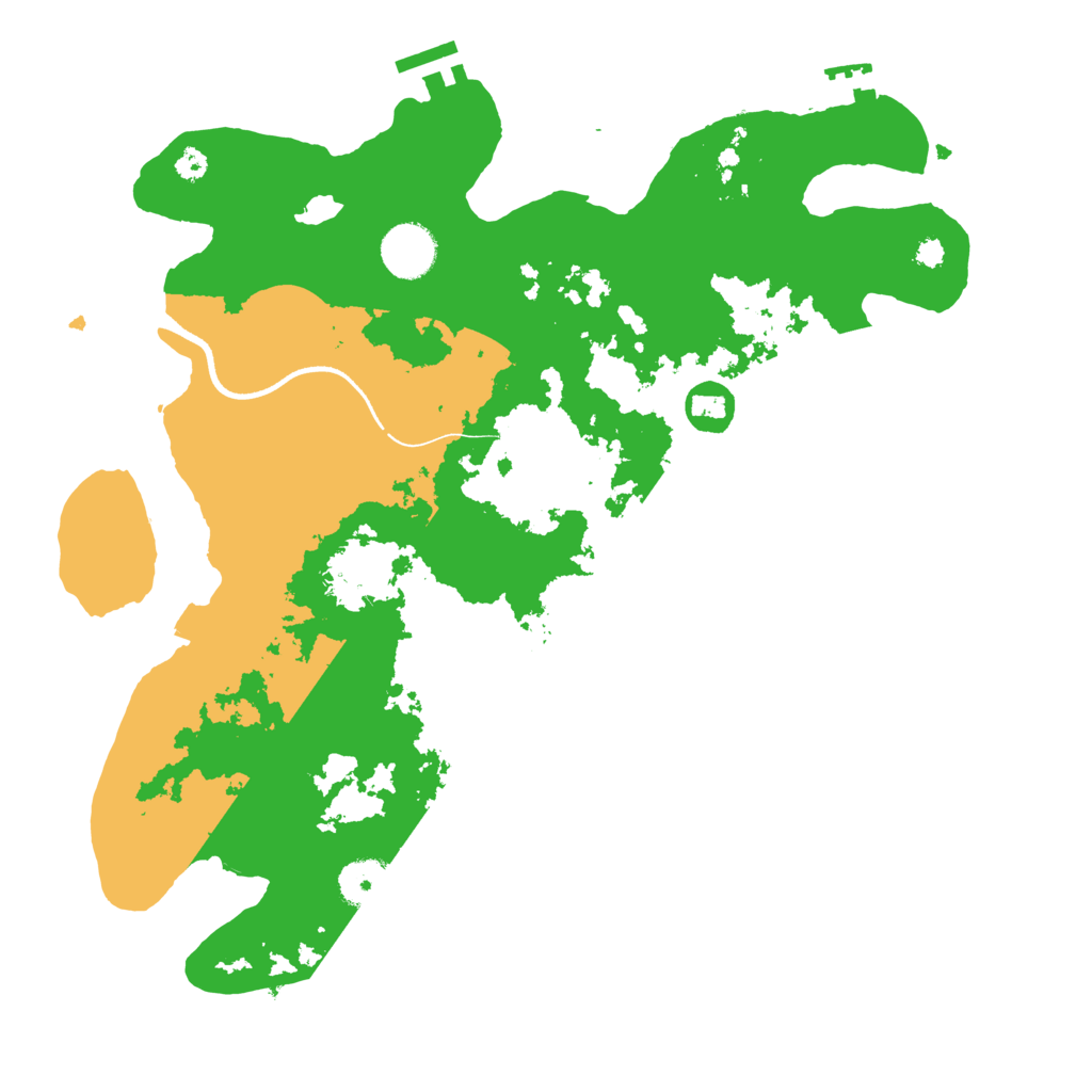 Biome Rust Map: Procedural Map, Size: 3500, Seed: 785322445