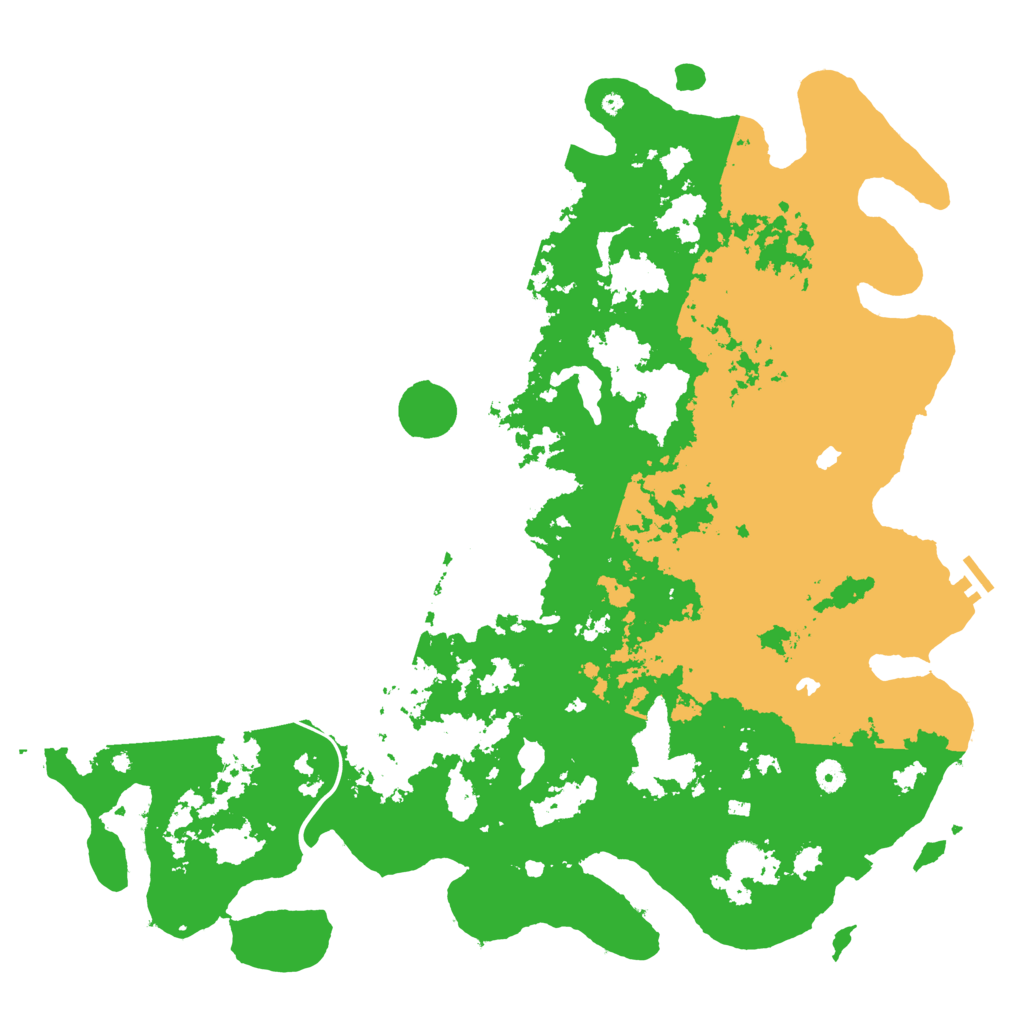 Biome Rust Map: Procedural Map, Size: 5000, Seed: 5568