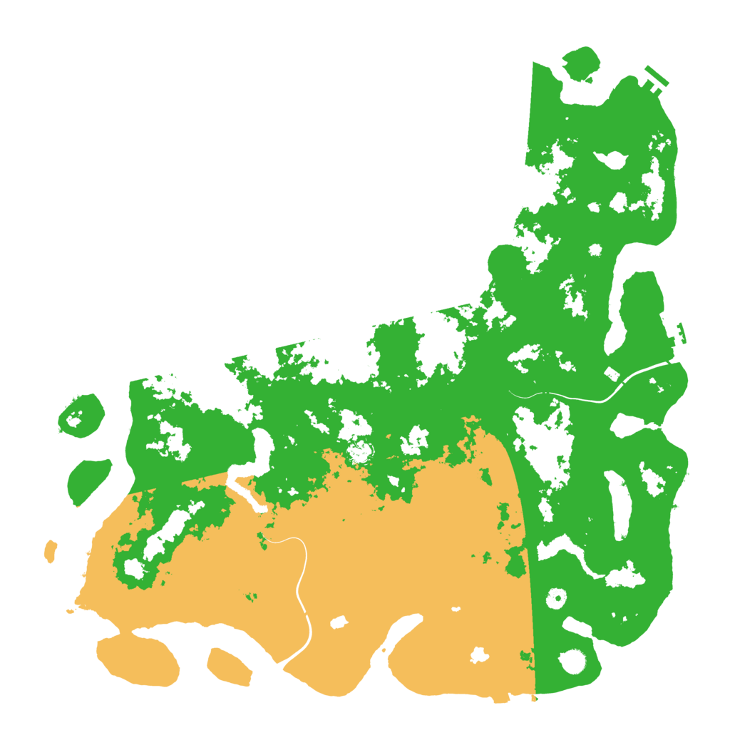 Biome Rust Map: Procedural Map, Size: 5250, Seed: 752824447