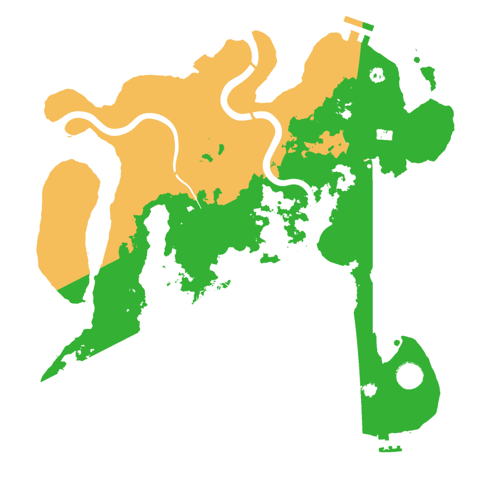 Biome Rust Map: Procedural Map, Size: 3300, Seed: 1697635421