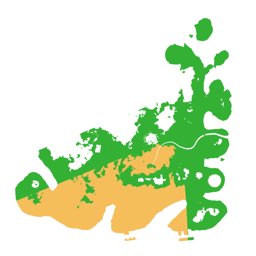 Biome Rust Map: Procedural Map, Size: 3500, Seed: 1469034496