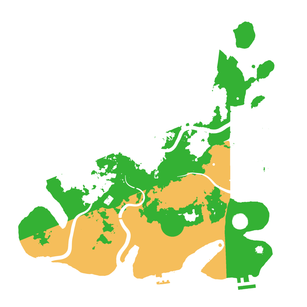 Biome Rust Map: Procedural Map, Size: 3500, Seed: 1469034496