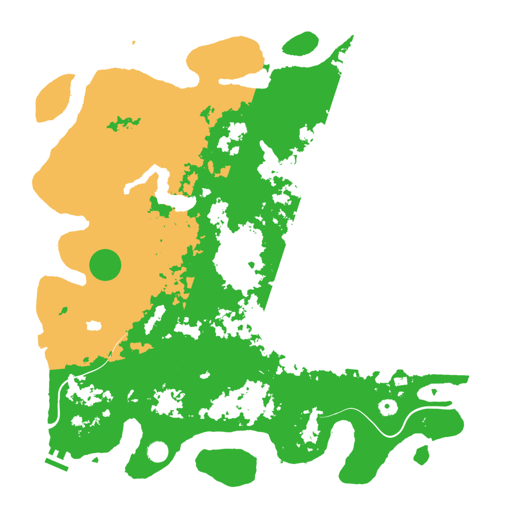 Biome Rust Map: Procedural Map, Size: 4250, Seed: 860104987