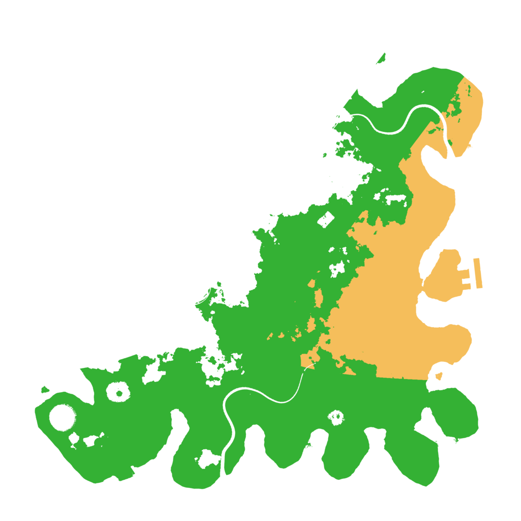 Biome Rust Map: Procedural Map, Size: 3500, Seed: 605887596