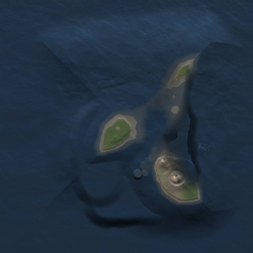 Rust Map: Procedural Map, Size: 1000, Seed: 243458306, 1 Monuments