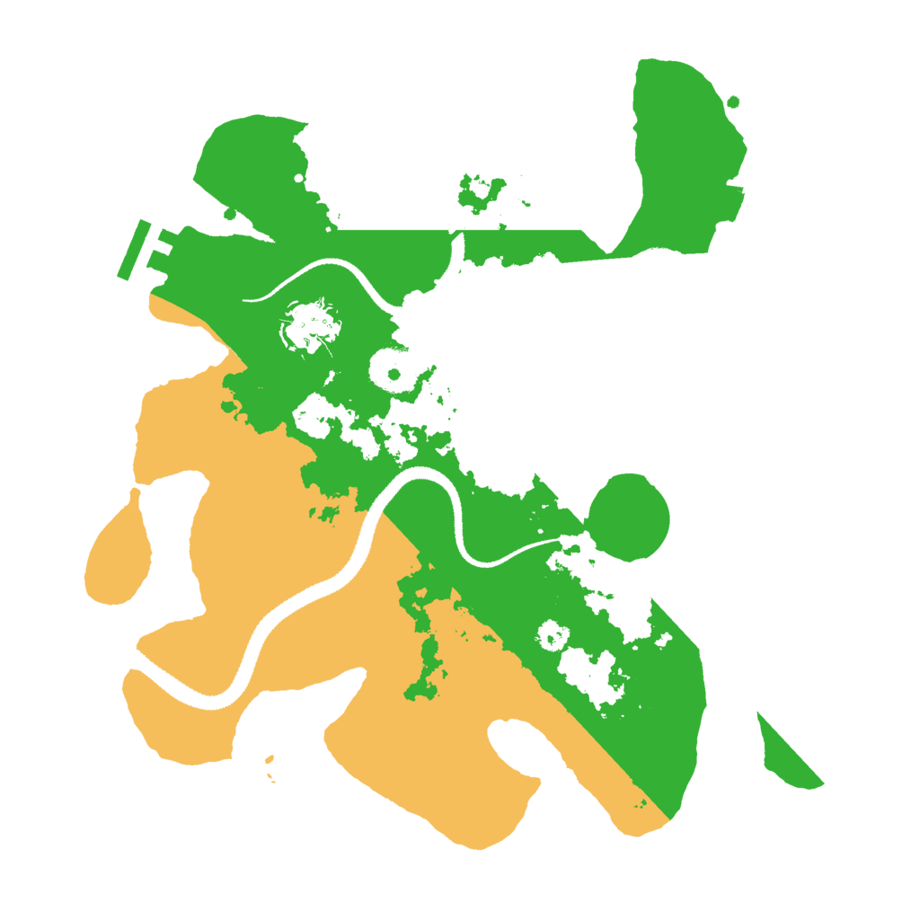Biome Rust Map: Procedural Map, Size: 3000, Seed: 893989561
