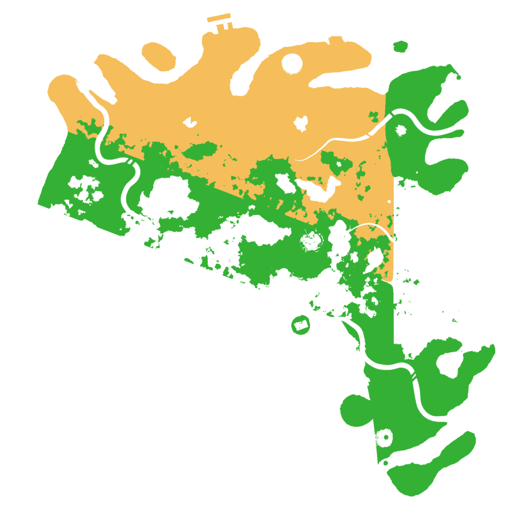 Biome Rust Map: Procedural Map, Size: 4500, Seed: 778940918