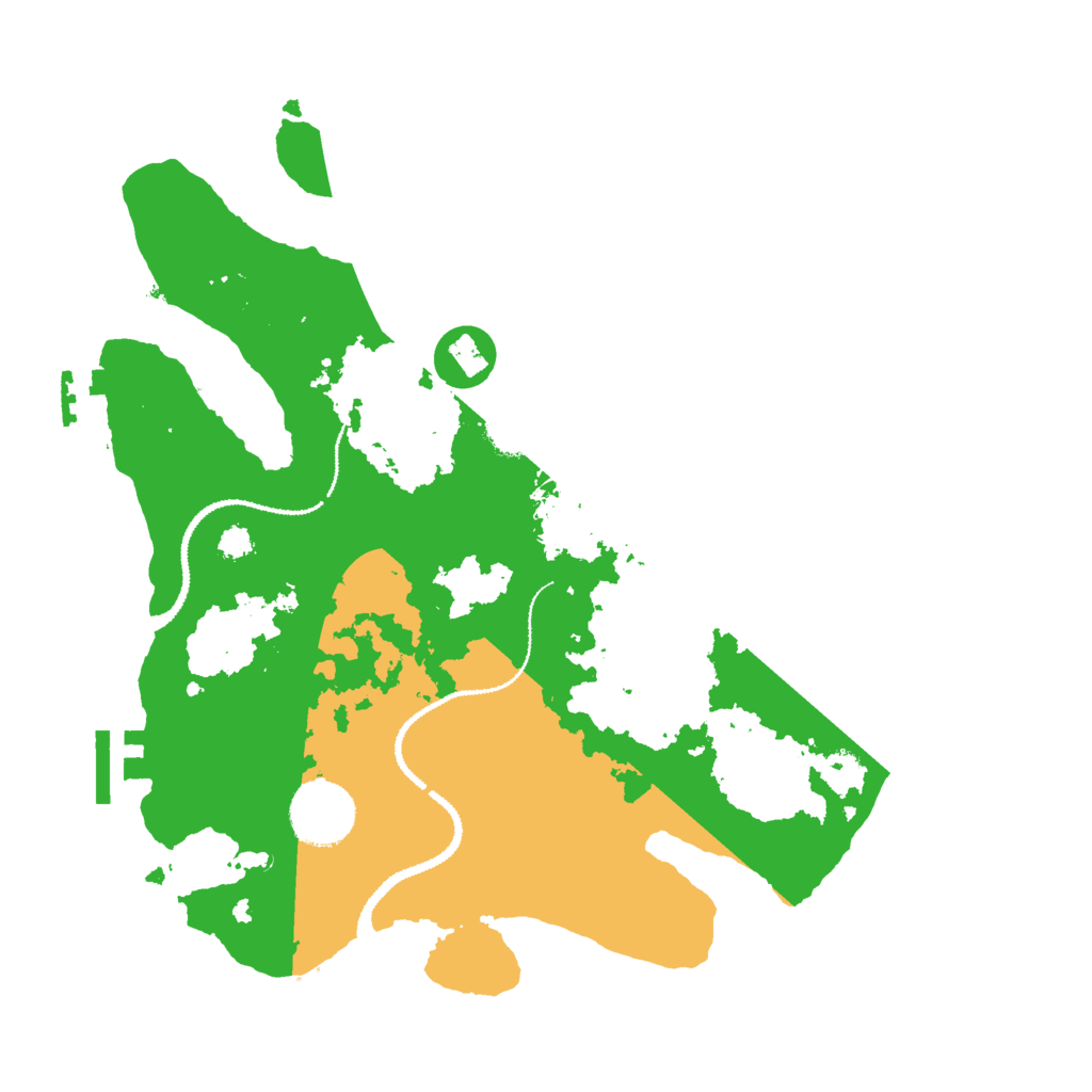 Biome Rust Map: Procedural Map, Size: 3000, Seed: 802510196