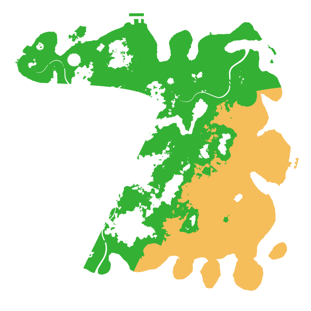 Biome Rust Map: Procedural Map, Size: 4250, Seed: 1919476460
