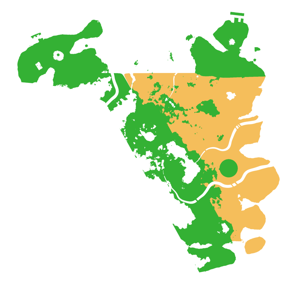 Biome Rust Map: Procedural Map, Size: 4250, Seed: 838944142