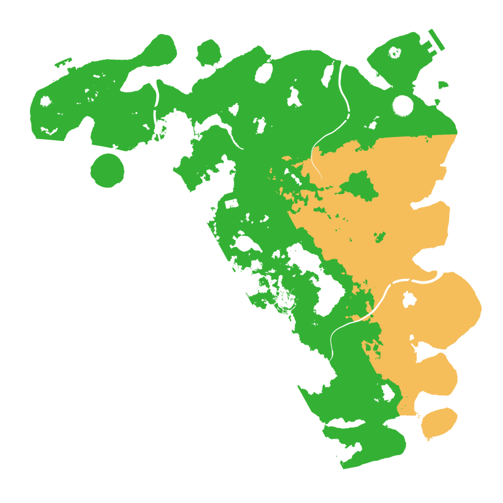 Biome Rust Map: Procedural Map, Size: 4250, Seed: 838944142