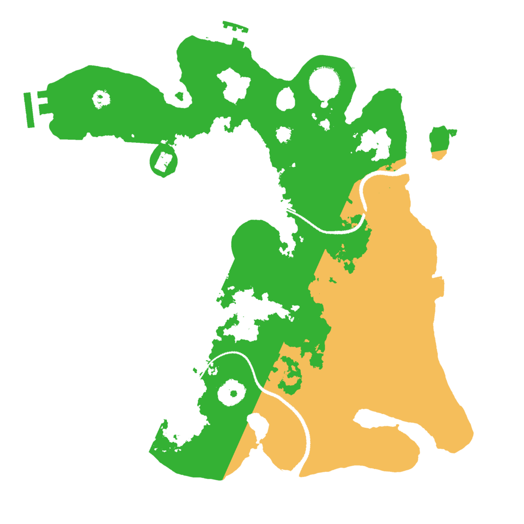 Biome Rust Map: Procedural Map, Size: 3000, Seed: 94146