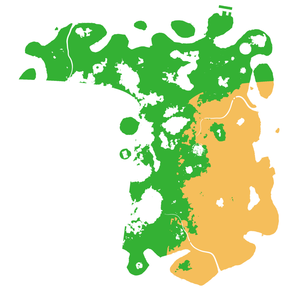 Biome Rust Map: Procedural Map, Size: 4500, Seed: 827999363